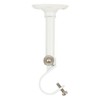 YunNephele Ceiling Curtain Rod 56-108 inch,Adjustable Metal Single Window Curtain