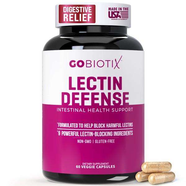 GoBiotix Lectina Defense Bloqueo de Lectinas Dietticas y Facilidad de