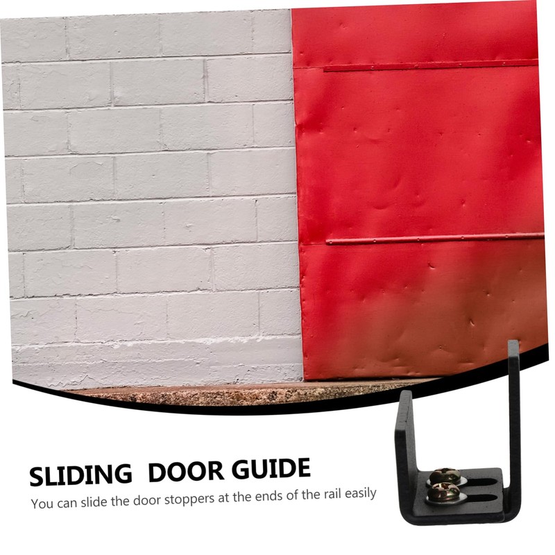 Gadpiparty 2pcs Sliding Closet Door Guides Floor Stopper Hardware for