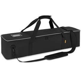 ITHWIU Multifunctional Tripod Bag 32 X 7 X 7 Inches / 81 X 18 X 18 cm Heavy Duty Tripod Carrying Case with Handle for Lights, Speakers, Cameras, Booms, Microphone Stands, Black