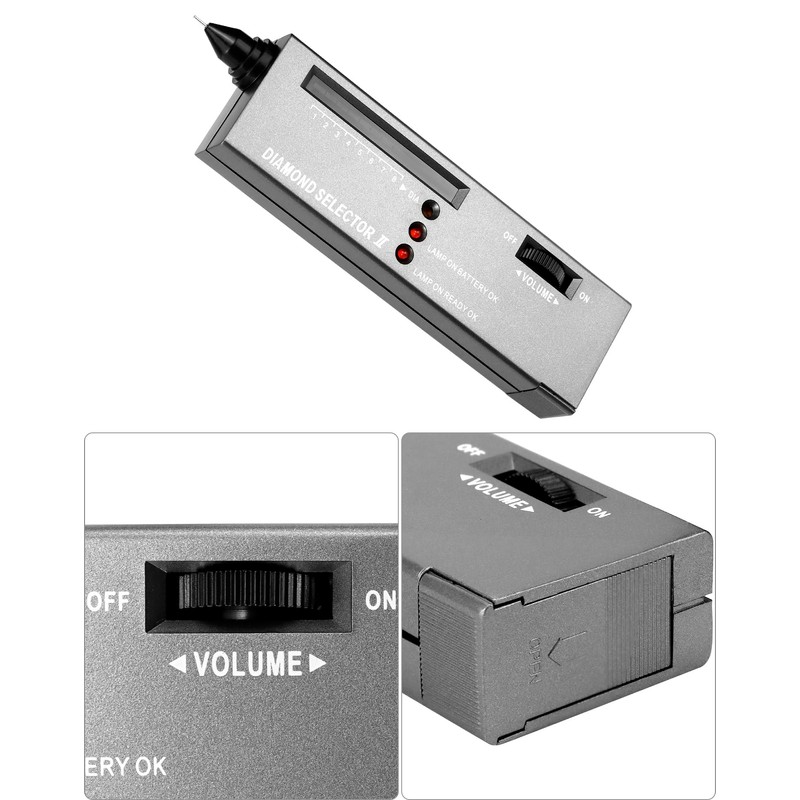 QWORK® High Precision Diamond Tester V2 for Gemstones - Detects