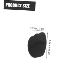 OHPHCALL 4pairs High Heel Inserts Nonslip Forefoot Cushion Comfortable Sponge Insoles for Women of Odor-resistant Foot Pads for All Shoe Types and Skin Color Options