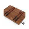 Inhyeon Workshop Natural Lacquer Charcoal + Basic Wooden Cutlery 4-Piece