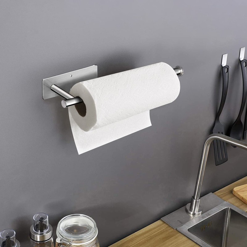 Gewtur Kitchen Roll Holder, Kitchen Roll Holder No Drilling, Kitchen