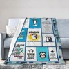 Cute Penguin Throw Blanket Penguin Decor Animal Throw Blanket Penguin