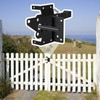 Self-Locking Gate Latch – Heavy-Duty Post Mount Automatic Lock for