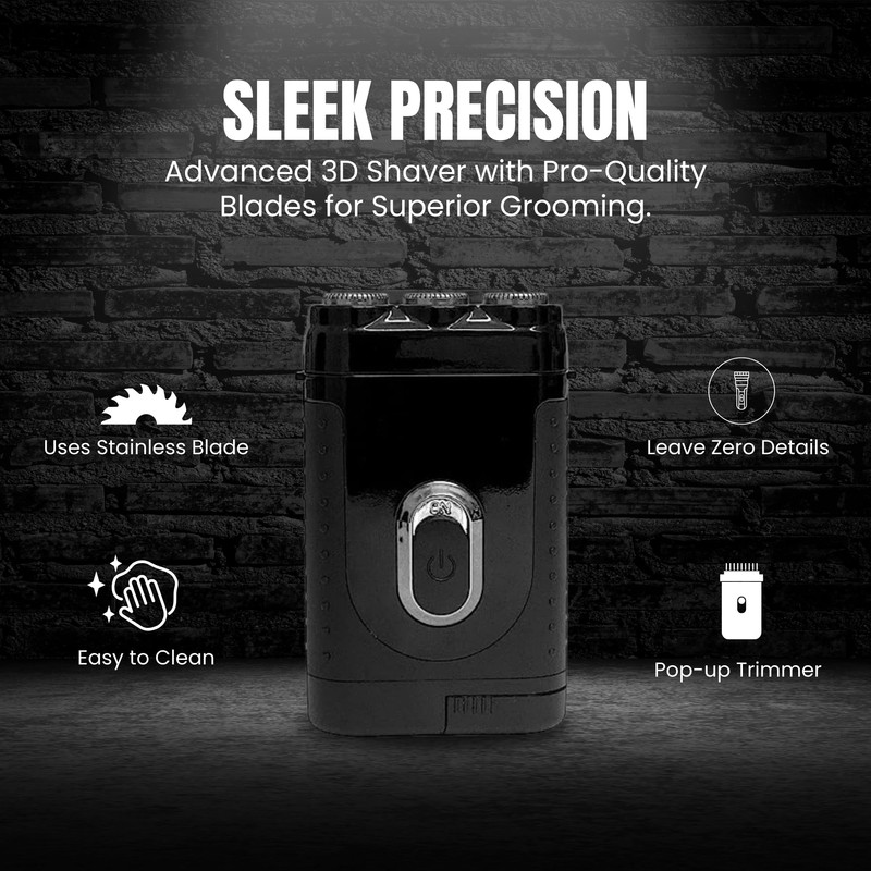 Tacshaver Rotary Electric Razor for Men - Rotary Electric Shavers