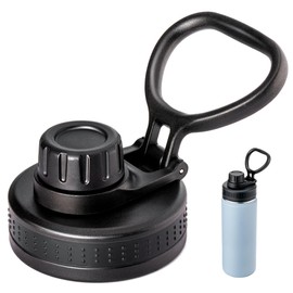 Prurex Spout Replacement Lid for Hydrapeak Wide Mouth 14 26 32 40 50 oz Bottles, Chug Lid with Ergonomic Handle, Leak-Proof Spout for Gym Hiking, BPA-Free