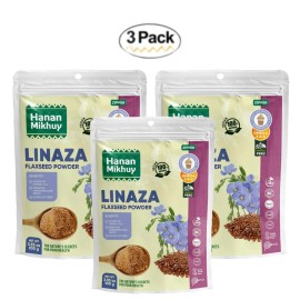 Hanan Linaza 100% Natural Flaxseed Powder for Omega-3, Fiber & Digestive Wellness-Peru