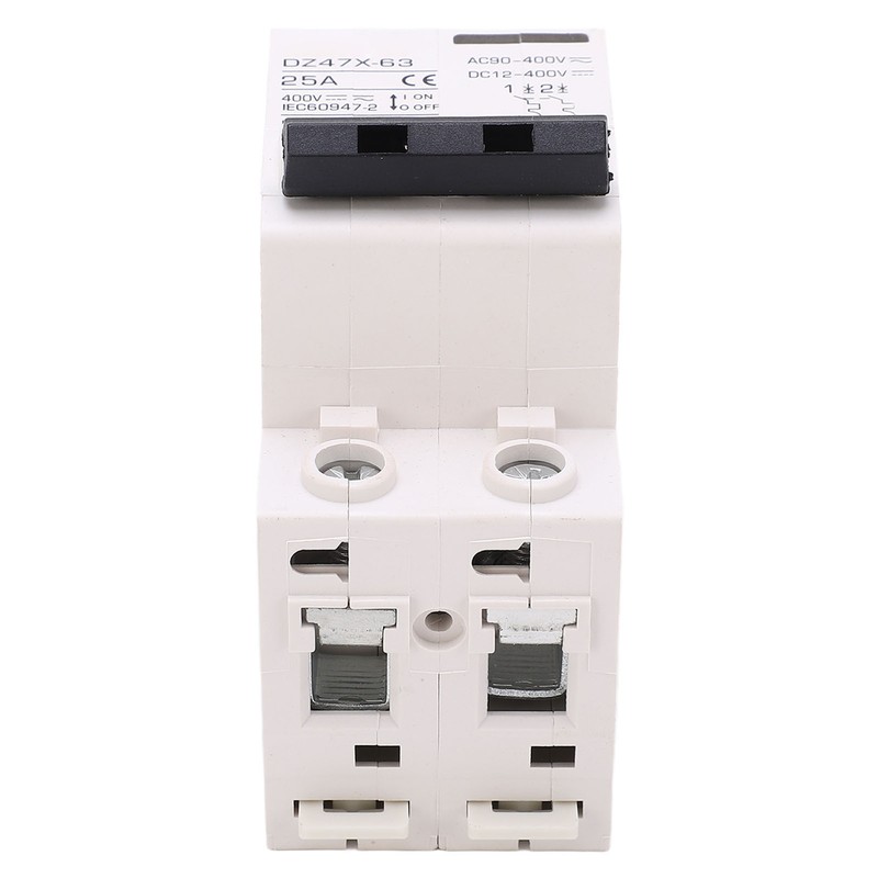 AC DC Miniature Circuit Breaker 2P 25A 400V DIN Rail