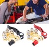 2Pcs Battery Terminal Connectors Car Disconnect 4 Way Positive Negative