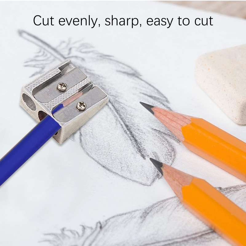 5 Pack Pencil Sharpeners Dual Hole Sharpener Manual Pencil Sharpener