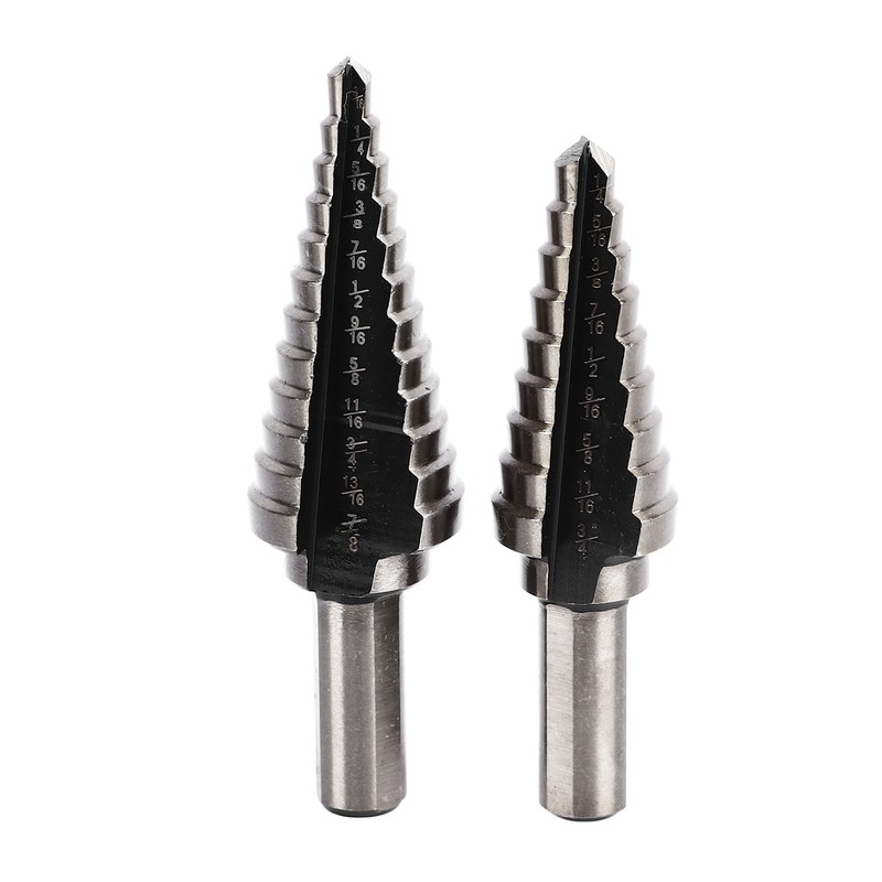 5Pcs Step Drill Bit Set Alloy Steel High Accuracy Multifunctional
