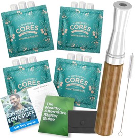 LovePuff Smokeless Aromatherapy Inhaler Quit Habit Replacement WINTERGREEN