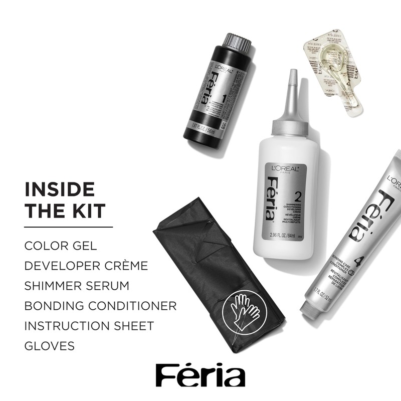 L'Oreal Paris Feria Multi-Faceted Shimmering Permanent Hair Color, 21 Starry