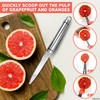 BURIUS Grapefruit Knife Curved Serrated Blade – Stainless Steel Fruit