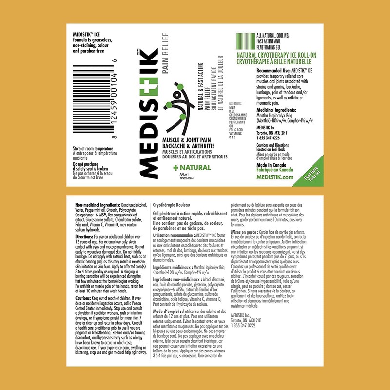 Medistik Dual Stick and Ice Bundle - 58g + 89ml