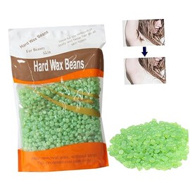 Beavorty Depilatory Hard Wax Beans 300g Green Tea Tree Wax Beads No Painful Hair Removal