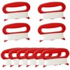 10 Pack Kite String Handle with 98ft Line Red Mini