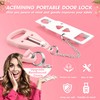 AceMining Portable Door Lock Home Security Door Locker Travel Lockdown