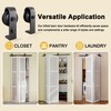 40" Bifold Barn Door Hardware Kit for Double 18" Doors,