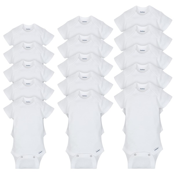 Gerber Gerber Baby 15 Piece Onesies Bodysuit Multi Size Pack,