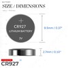 MaxyCell CR927 Lithium Coin Cell Battery 3V Long-Lasting Reliable Power