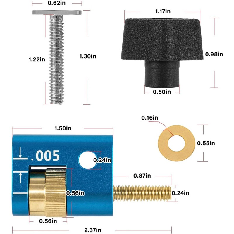 for Kreg KMS7215 Micro-Adjuster for Kreg Precision Router Table &