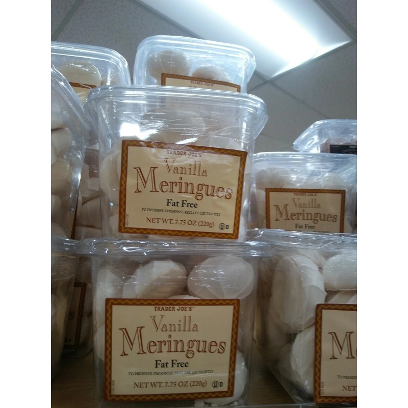 Trader Joe's 4 Packs Trader Joe's Vanilla Meringues Cookies Fat