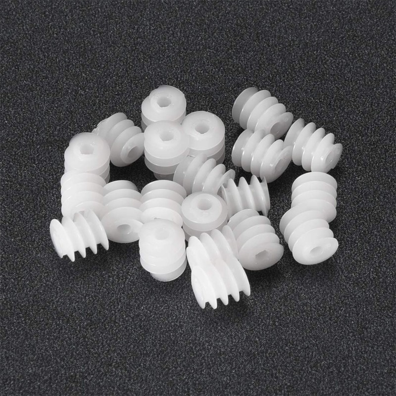 uxcell 20pcs Plastic Gears Model 6x6-2A Reduction Gear Plastic Worm