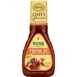 Ken's Steak House Chef's Reserve French Dressing with Smoked Bacon (9 Ounce (Pack of 3))