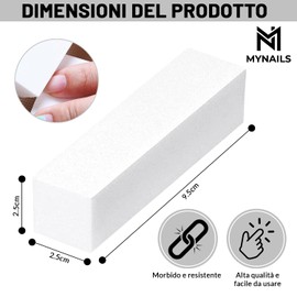 MyNAILS 10 Buffer Nagel-Set mit 10 Stück, 150/150 Stück, Nagel-Buffer-Set für Nägel