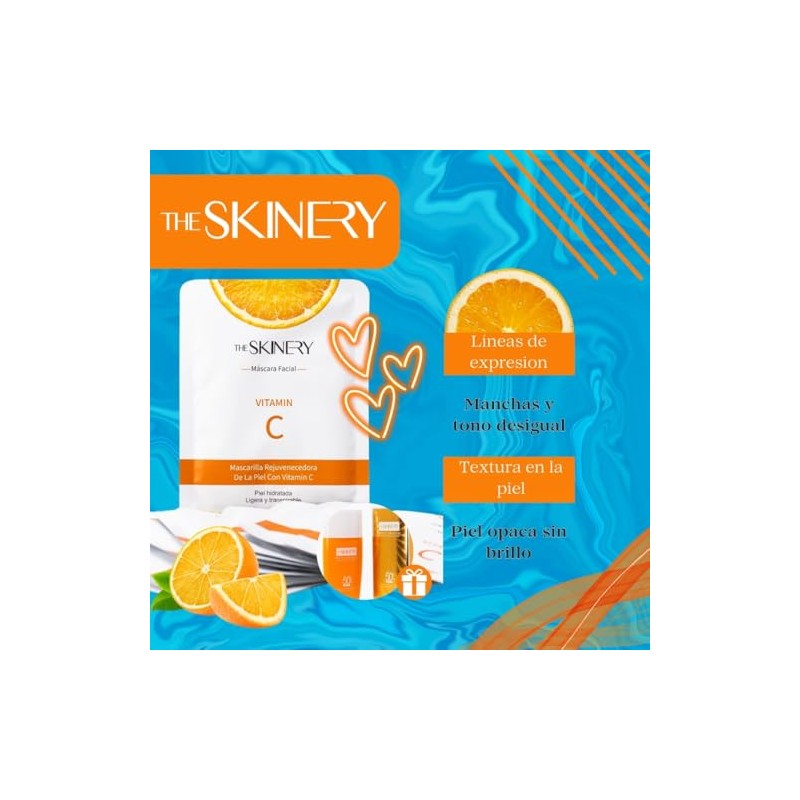 Mascarilla de Vitamina C con 20 sobres