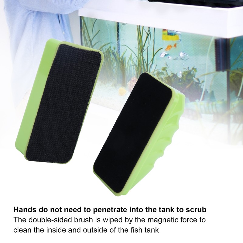 Aquarium Glass Magnetic Cleaner Fish Tank Glass Algae Scrapers Floating