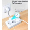 Double Plug for Socket, Power Strip, Distribution Socket Wall Mounted