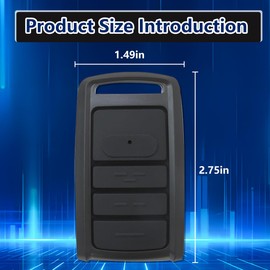 KOGUNXU New for Garage Door Openers - 2X Rolling Code Remotes with 164ft Range (No Dip Switch)