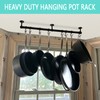 ROTHLEY Hanging Pot Rack Hanger: 23.7 Inch Stainless Steel Pot