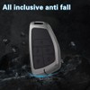 Qunzes Key Fob Cover with Heavy-duty Keychain For Chevy Silverado