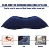 Boolavard Blue Tibetan Outdoor Inflatable Pillow Double Sided Soft Sleep