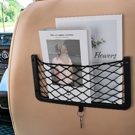 DILUSILK Storage Nets for Campervans - Elastic Mesh Van Storage Nets Pocket Holder, Van Motorhome Caravan Boat Car Storage Solutions Ideas Accessories for Storing Phone/Water Bottle/Toiletry