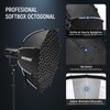 NEEWER 35.4'' Octagonal Softbox, Quick Release Parabolic Soft Box with