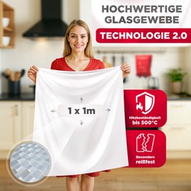 Contrablaze - Fire Blanket 1 x 1 m - Fire Blanket for Kitchen & Household - Fire Blanket for Emergencies, Fire Blanket EN Standard Certified, Emergency Blanket for Home and Car - Fire Blanket