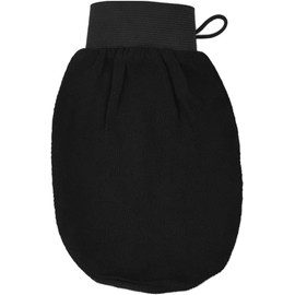 Guante exfoliante de baño negro elástico – MOBUTOFU