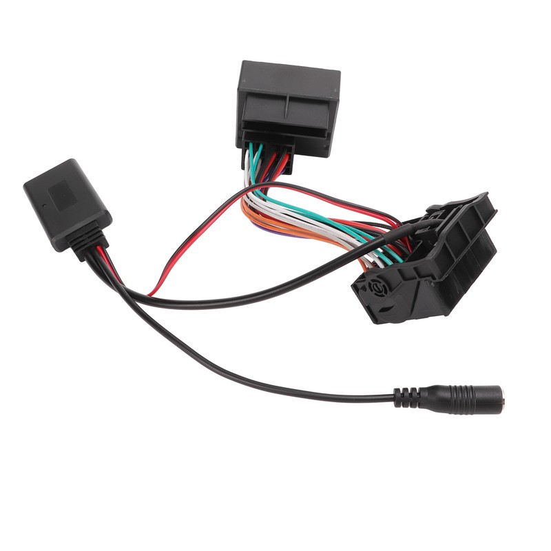 Bluetooth 5.0 Wireless Audio Adapter Aux in Cable with Microphone