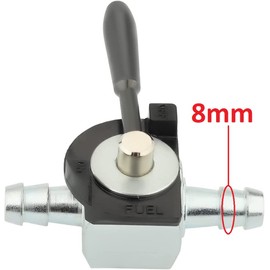 cyclingcolors Petrol tap metal 7 mm - 8 mm steel lawn mower tractor rototiller on off fuel tap