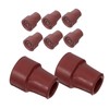 Mipcase 8pcs Rubber Tips for Walking Sticks Durable Rubber Feet