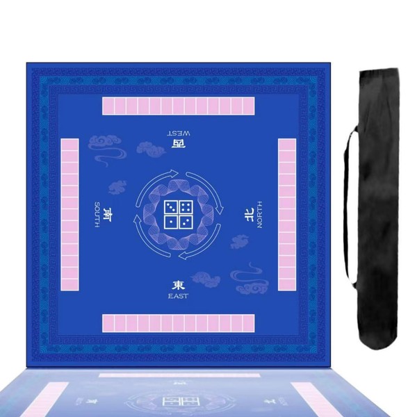 32x32 Inch Mahjong Mat - Non-Slip Noise Reduction Gaming Mat,