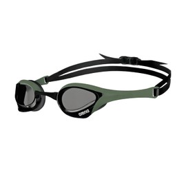 ARENA Cobra Ultra Swipe Racing - anteojos de natación para Hombres y Mujeres, Lente sin Espejo, antivaho, protección UV, Humo/ejército/Negro