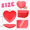 4 Set Heart Shaped Plates Ceramic Salad Cute Plate Set