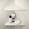 Bernkot Corner Shower Shelf, 304 Stainless Steel with Slot Design